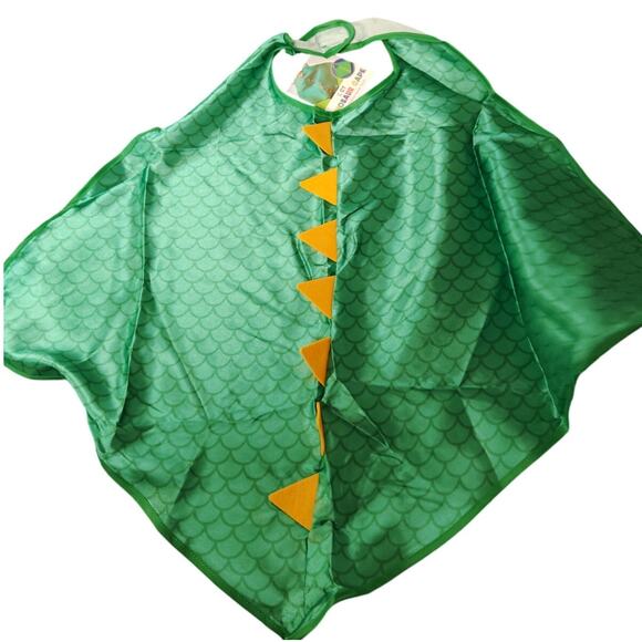 Kids Simple Dinosaur Cape Costume - One Size Fits, All with Hook-N-Loop Closure - Picture 1 of 7